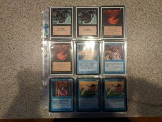 Vintage Magic: Cards,  Beta/legends/revised/ice Age,  86 Total,  In Binder Pages