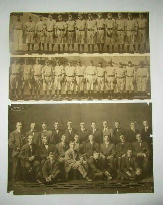 Pre - 1942 Vintage Baseball 1909 Team Pictures - Supplement The Sporting News