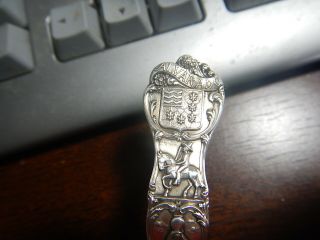 Sterling Silver Souvenir Spoon Alvarado Hotel Albuquerque NM Mexico 3