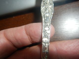 Sterling Silver Souvenir Spoon Alvarado Hotel Albuquerque NM Mexico 4