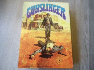 Vintage Avalon Hill Gunslinger Western Board Game