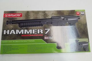 Spyder Hammer 7 Pump Paintball First Strike Mag Fed Stock Never Played With Rare