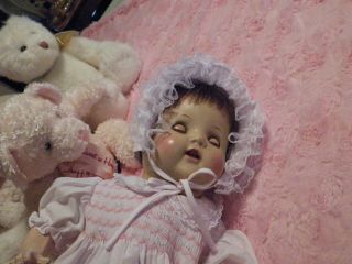 Antique Composition Baby Doll Large 24 