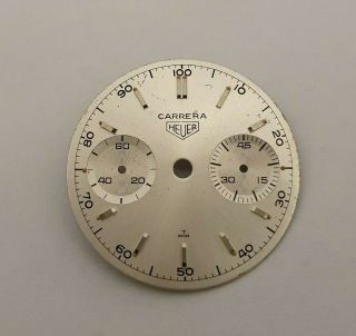 Vintage Heuer Carrera 45 Valjoux 92 3647 D Dial