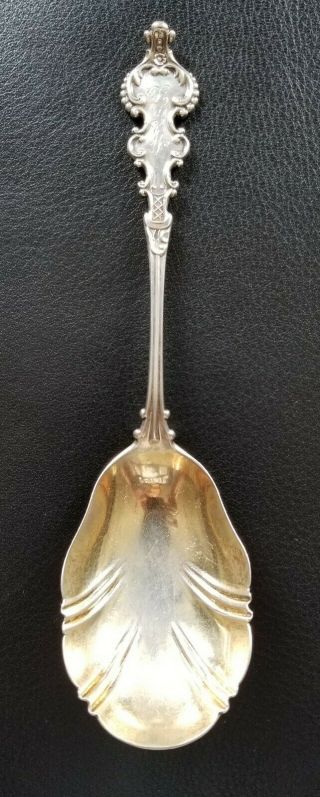 Duhme Sterling Silver Berry Serving Spoon No.  2 Pattern