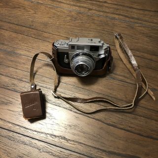 Vintage Konica Iiia Konishiroku Hexanon 48mm Rangefinder Camera