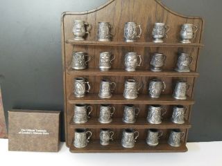 Vintage Pewter John Pinches Tankards Of London ' s Historic Pubs 3
