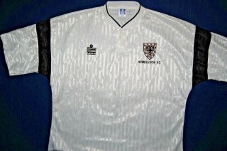 Admiral Wimbledon Fc Shirt 1991 Football Jersey Deadstock 90 