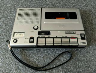 Vintage Sony Tc - 150a Portable Cassette Recorder
