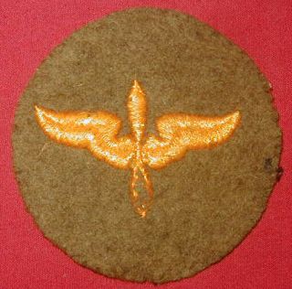 Early Wwii Usaaf Aviation Cadet Patch - Od Wool Felt Variation