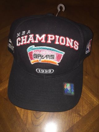 NWT Vintage Puma 1999 San Antonio Spurs NBA World Champions Hat Cap 2