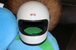 Vintage 1976 Bell Star 120 Full Face Motorcycle Snell Helmet Rare 7 1/4