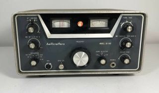 Vtg Hallicrafters Ham Radio Tri Band Amateur Transceiver Sr - 160 For Restoration