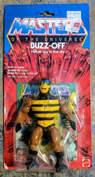 1983 Vintage Masters Of The Universe Buzz Off Motu Toy He - Man Wow