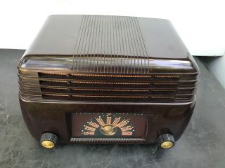 General Electric Vtg Radio Model - 100 Bakelite Antique Shelf Tubes,