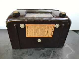 General Electric vtg Radio Model - 100 Bakelite Antique Shelf Tubes, 7