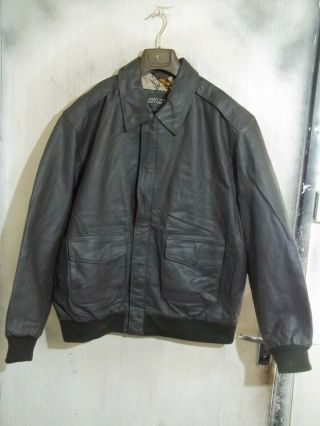 Vintage Us Air Force Usaaf Issue A2 Leather Flying Jacket Size Xxl 2xl