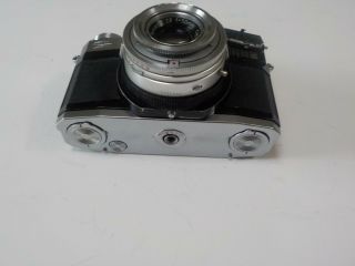 Vintage Contaflex camera with leather case Zeiss lens Tessar 1:2.  8 f=50mm 3