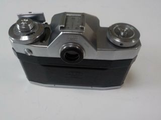 Vintage Contaflex camera with leather case Zeiss lens Tessar 1:2.  8 f=50mm 5