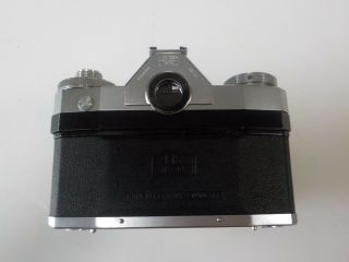 Vintage Contaflex camera with leather case Zeiss lens Tessar 1:2.  8 f=50mm 6