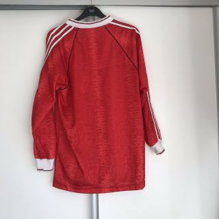 Rare Vintage Adidas Manchester United Football Shirt 1990/91 Season 4