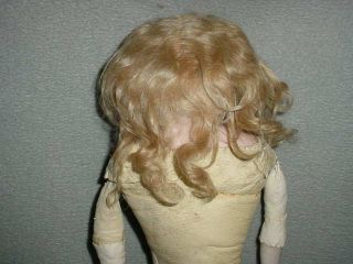 Antique Closed Mouth Turned Head Bisque Doll 11