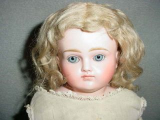 Antique Closed Mouth Turned Head Bisque Doll