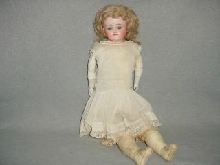 Antique Closed Mouth Turned Head Bisque Doll 2