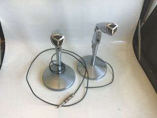 Vintage 1950’s Ampex Electro Voice Microphones H - 1390