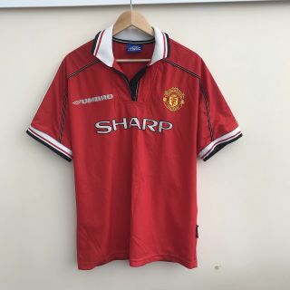 Rare Vintage Umbro Manchester United Home Shirt 1998/00 Season