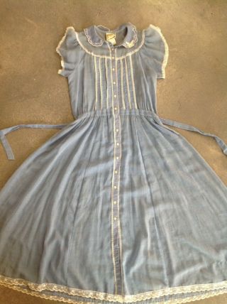 Vintage Gunne Sax Dress Floral Peasant Prairie Dress - 13 Hippie Bohemian Dress