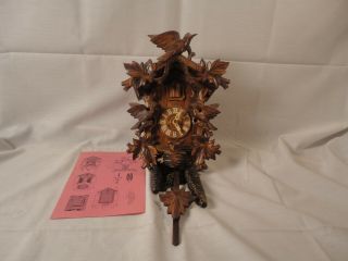 Vintage Black Forest Cuckoo - Clock Made In Germany