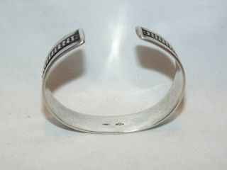 Vintage Navajo Arts & Crafts Guild Sterling Silver Cuff Bracelet 7