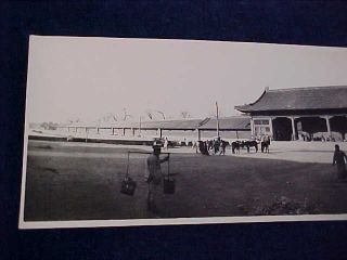 Orig Vintage Chinese - China Real Photo Water Canal In Peking c 1900 4