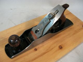 Vtg Stanley No.  605 Bedrock Smooth Bottom Wood Plane Carpentry Woodworking Tool