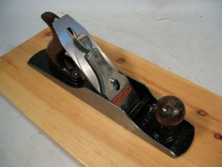 VTG STANLEY No.  605 BEDROCK SMOOTH BOTTOM WOOD PLANE CARPENTRY WOODWORKING TOOL 2