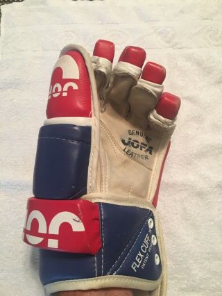 Vintage Jofa 686M Hockey Gloves In Montreal Canadiens Colors 4