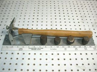 UNUSUAL VINTAGE INTERCHANGEABLE HEAD CARPENTER CLAW HAMMER 12