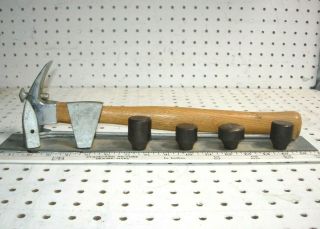 Unusual Vintage Interchangeable Head Carpenter Claw Hammer