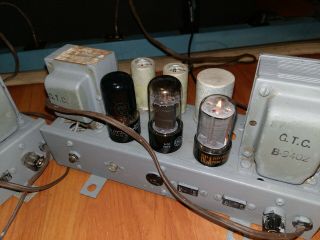 Vintage power amplifier Ampex tube 6v6 (a pair) 5