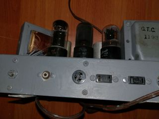 Vintage power amplifier Ampex tube 6v6 (a pair) 9