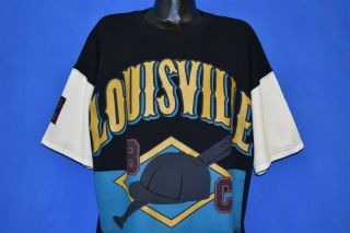 Vintage 90s Louisville Black Caps Negro League Nlb Hip Hop T - Shirt Baseball Xl