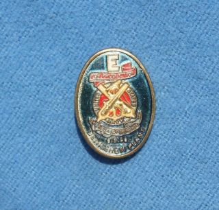 1940s Wwii Us Navy Ordnance Bethlehem Steel Co,  E For Production Lapel Badge