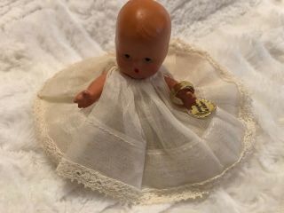 NANCY ANN STORYBOOK DOLL BISQUE FAMILY SERIES 83 MAMMY AND BABY WITH TAGS/BOX 2