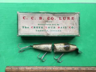 Vintage Creek Chub Striper Pikie Wood Fishing Lure 6818