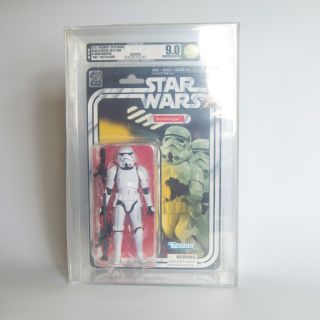 2017 Star Wars 40th Anniversary Stormtrooper Afa U9.  0 Vintage Black Series