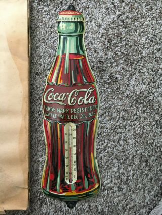 Rare 1923 Coca - Cola Christmas Bottle w BOX 16 