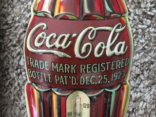 Rare 1923 Coca - Cola Christmas Bottle w BOX 16 