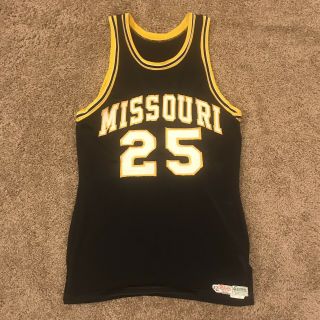 Missouri Tigers Game Worn Basketball Jersey Wilson 42 Vintage Rare