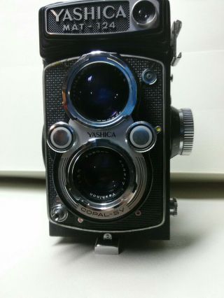 Vintage Yashica Mat - 124 With Leather Case